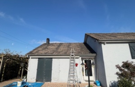 Nettoyage à haute pression et remis on peinture toiture peinture professionnelle