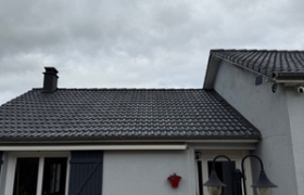 Nettoyage à haute pression et remis on peinture toiture peinture professionnelle