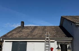 Nettoyage à haute pression et remis on peinture toiture peinture professionnelle